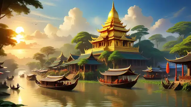 DE MEKONG START IN START IN TIBET EINDIGT IN VIETNAM